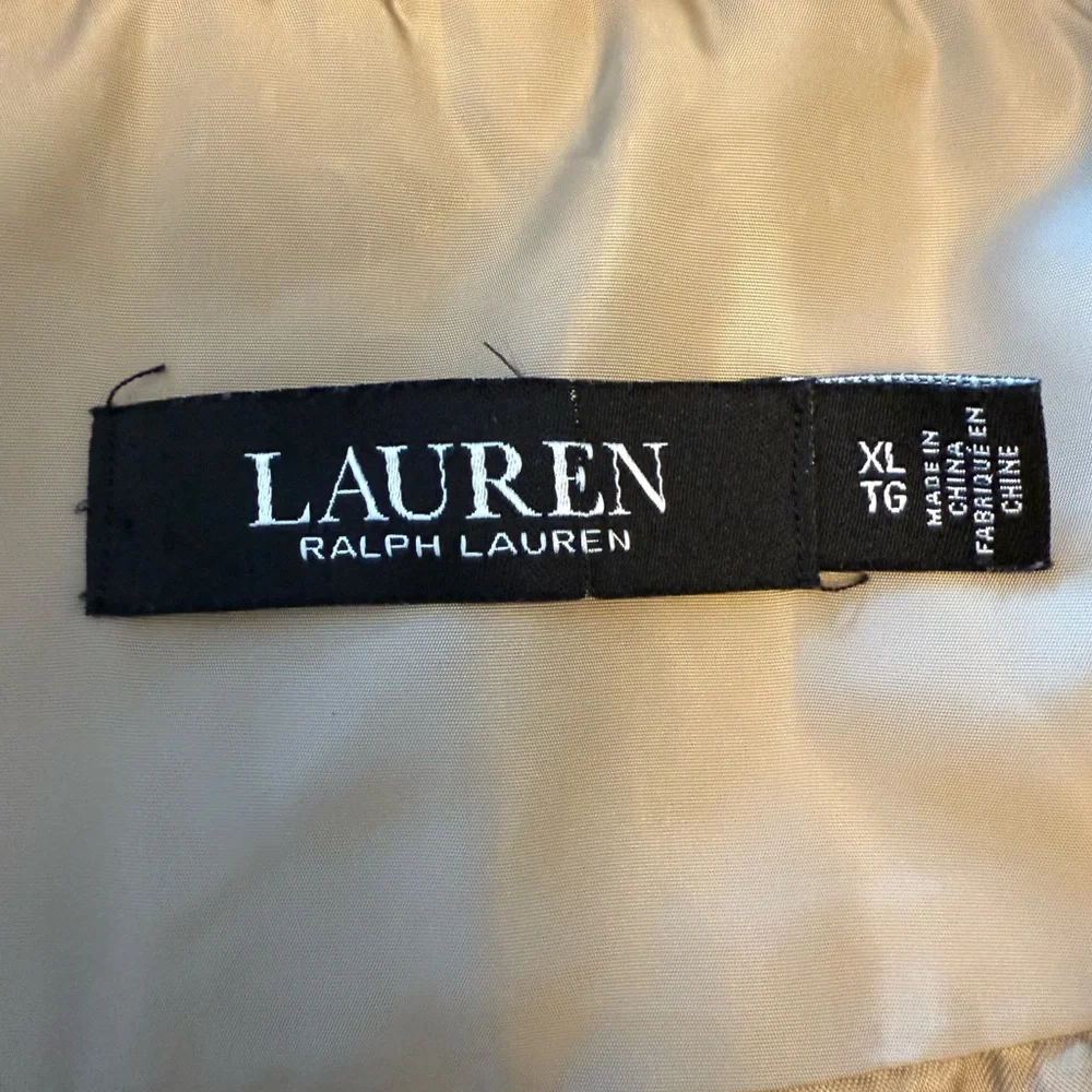 Ralph Lauren Quilted Tan Jacket XL - Picture 5 of 10